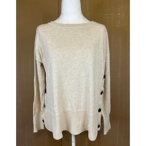 Tahari Beige Womens Sweater